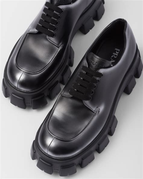 prada schuhe teuer|Prada monolith shoes.